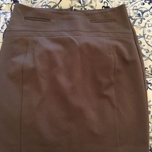 Chocolate brown Express skirt